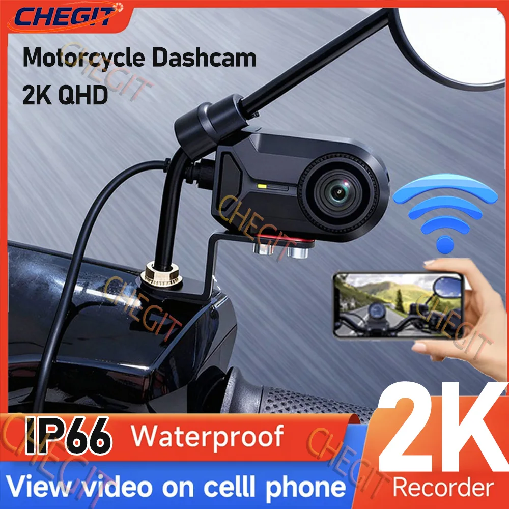 Mountain Biking Images - 2K HD Motorcycle Driving Dash Cam