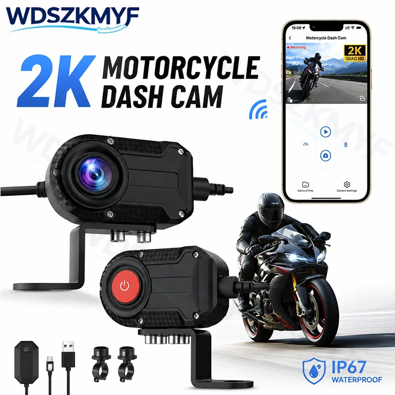 Mountain Biking Images - WiFi 2K HD Motorcycle DVR Waterproof