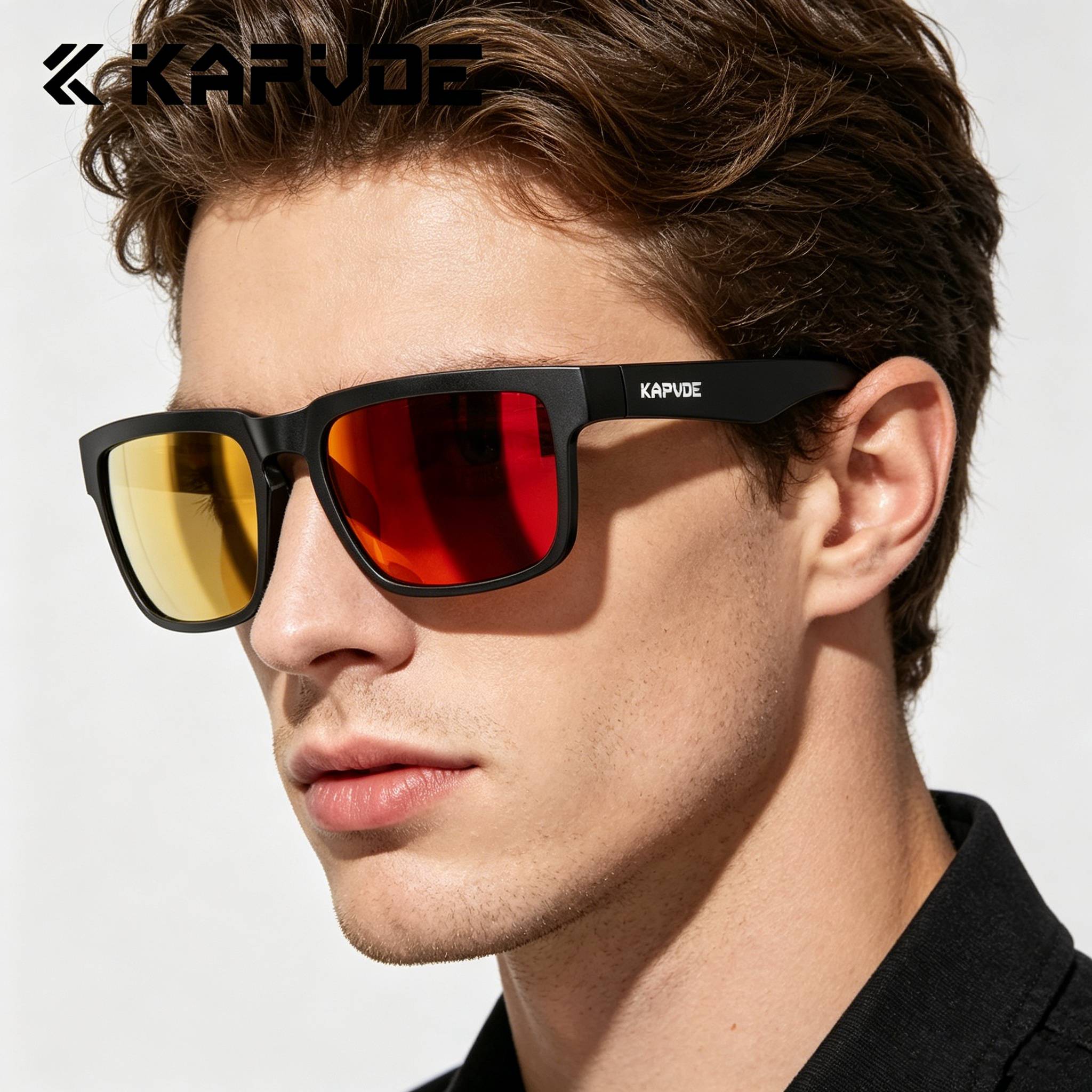 Mountain Biking Sport - Kapvoe Polarized Cycling Sunglasses for Men