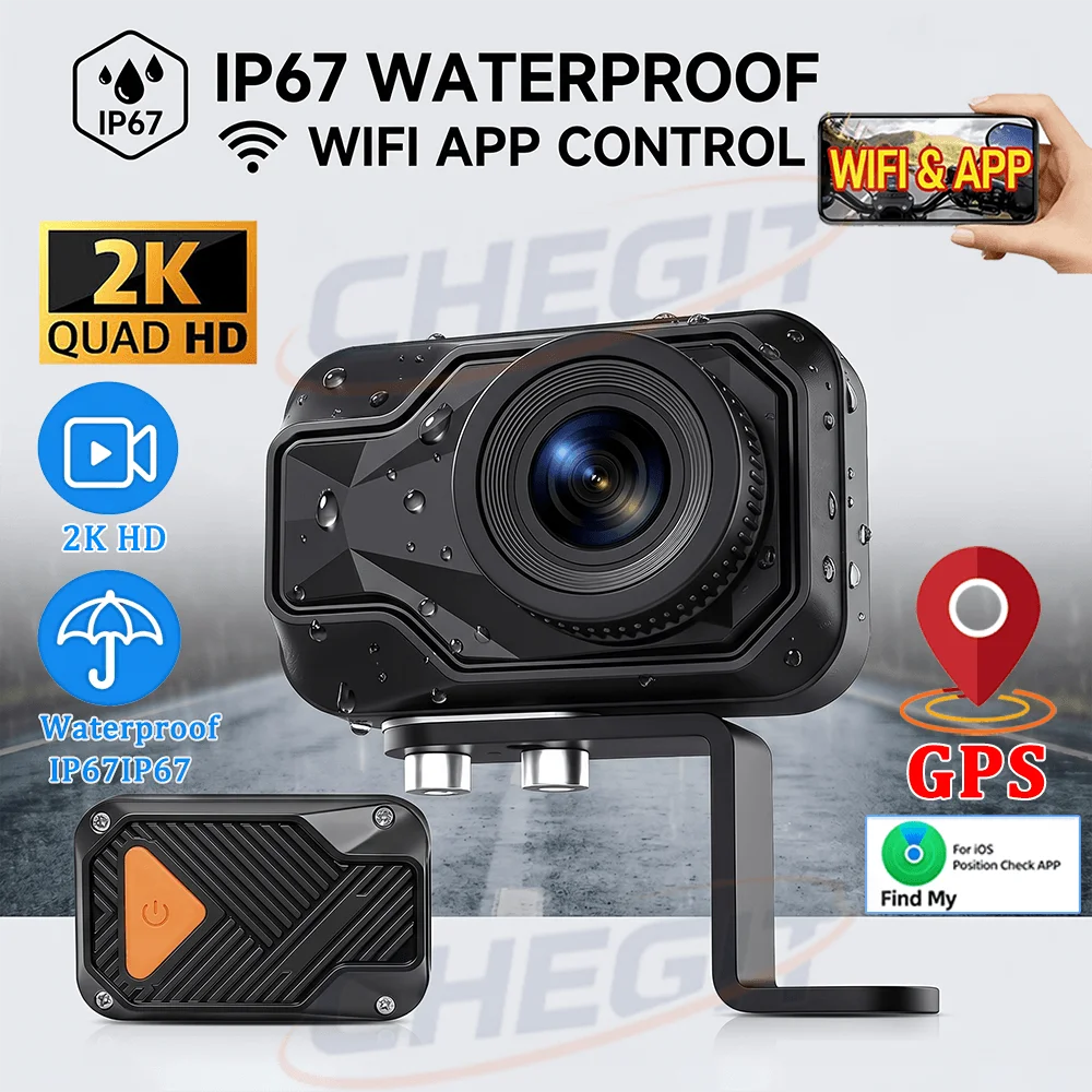 Mountain Biking Images - 2K QHD Motorcycle Driving GPS Optional