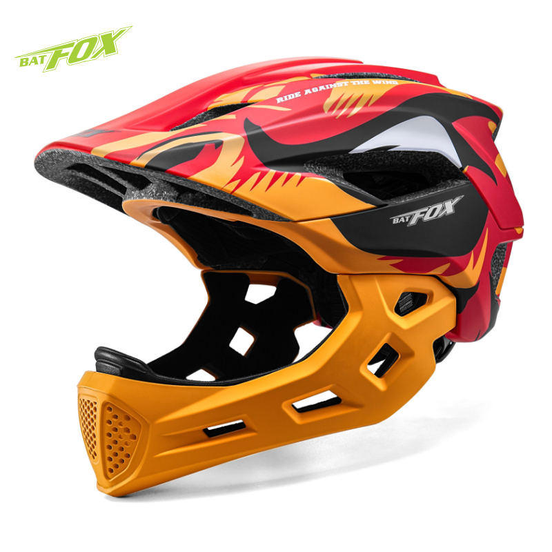 BATFOX Kids Full Face Bike Hel - đánh giá và giá Mountain Biking Helmet Kids