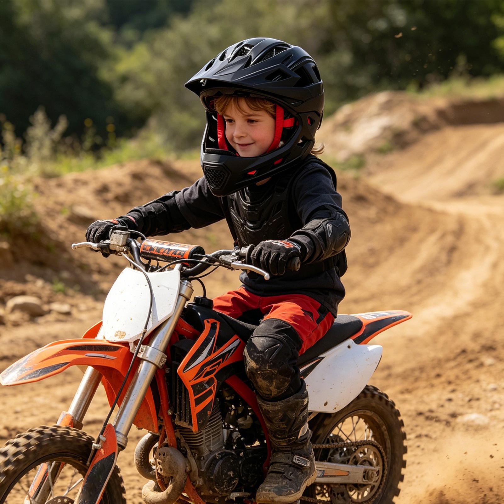 Kids Motocross Helmet Shockpro - đánh giá và giá Mountain Biking Helmet Kids