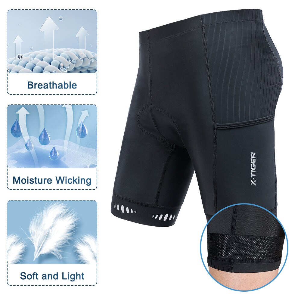 X-TIGER Men Cycling Shorts wit - đánh giá và giá Mountain Biking Body Armour