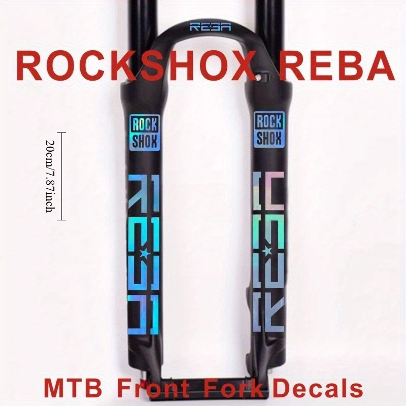 ROCKSHOX REBA Fork Decal Set W - đánh giá và giá Mountain Biking Body Armour