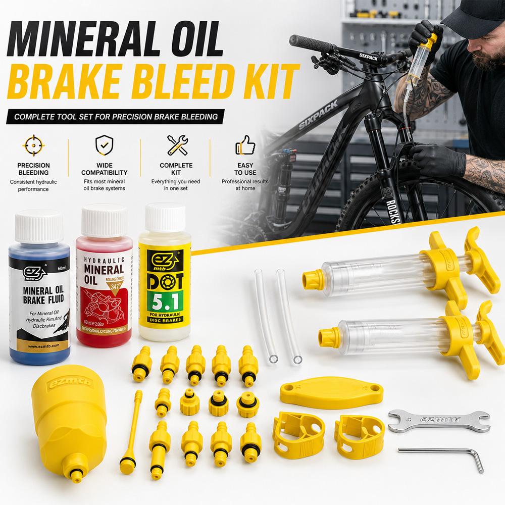 Bicycle Brake Mineral Oil ，Bic - đánh giá và giá Hydraulic Brake Bleed