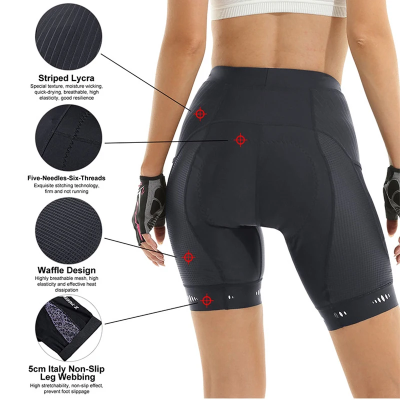 X-TIGER Women Cycling Shorts R - đánh giá và giá Mountain Biking Shorts Women