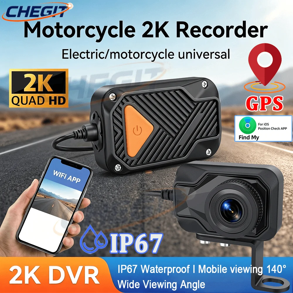 Motorcycle DVR 2K HD WiFi & AP - đánh giá và giá Mountain Biking Images
