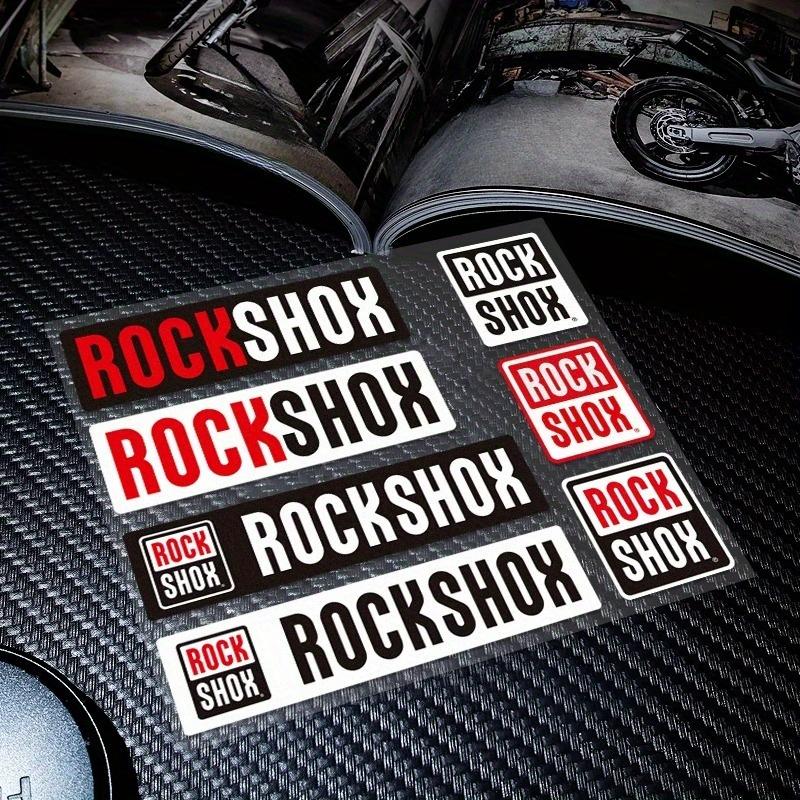 2PCS/SET Rockshox Bike Sticker - đánh giá và giá Mountain Biking Body Armour