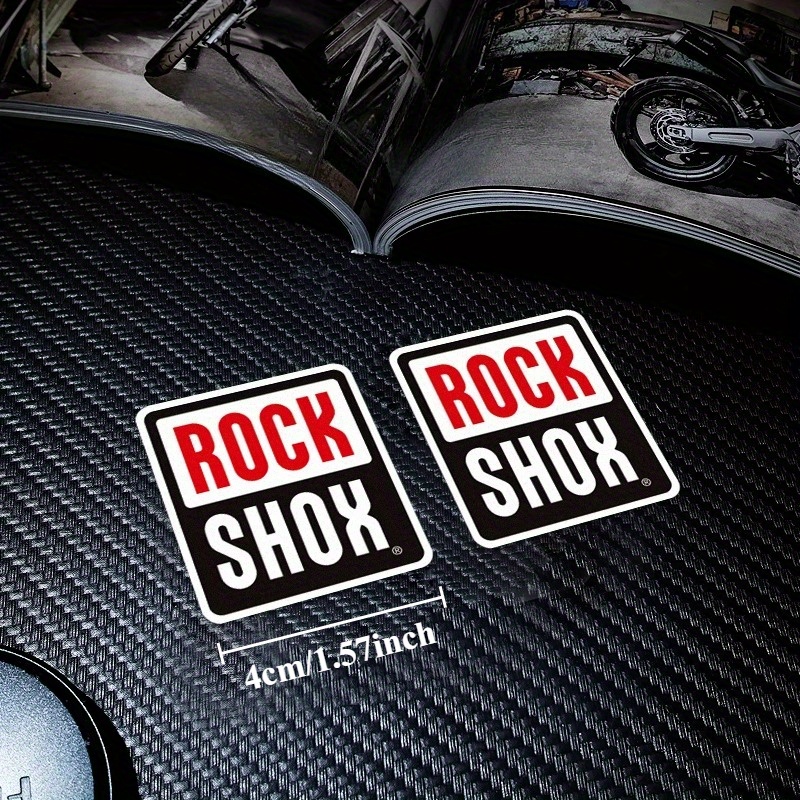 2PCS/SET Rockshox Bike Sticker - đánh giá và giá Mountain Biking Body Armour